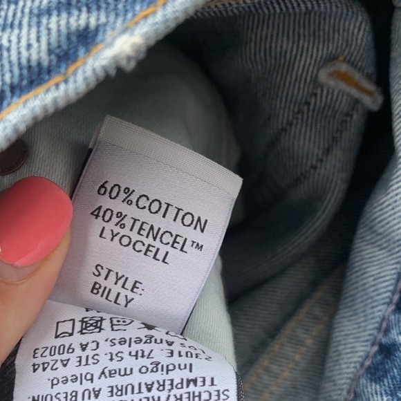 Boyish The Billy High Rise Skinny Denim Button Fly Jeans sz 25 - Picture 11 of 11